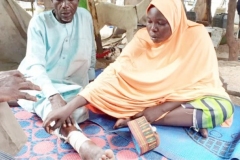 Falmata, with her husband, Bulama Umar